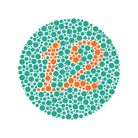 İshihara Testi Plaka 1 - Sayı 12